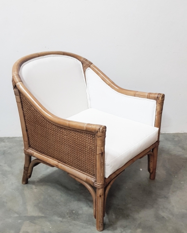 Luxury bamboo Upholstered armchair 02-th.jpg